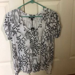Beautiful snake print top from Express NWT